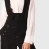 Embroidered trousers with braces Embroidered trousers with braces