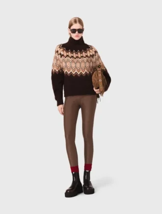 Fair Isle high-neck sweater