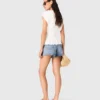 Fitted pleated T-shirt Fitted pleated T-shirt