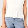 Fitted pleated T-shirt Fitted pleated T-shirt