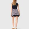 Flared dress with contrast trim Flared dress with contrast trim