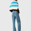 Flared jeans with chain Flared jeans with chain
