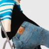Flared jeans with chain Flared jeans with chain