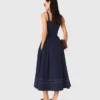 Flared midi dress
