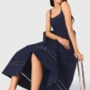 Flared midi dress
