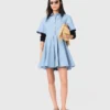 Flared shirt dress Flared shirt dress