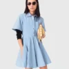 Flared shirt dress Flared shirt dress