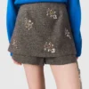 Floral embroidered shorts Floral embroidered shorts