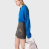 Floral embroidered shorts Floral embroidered shorts