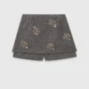 Floral embroidered shorts Floral embroidered shorts