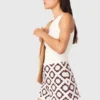Floral-patterned crochet shorts Floral-patterned crochet shorts