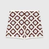 Floral-patterned crochet shorts Floral-patterned crochet shorts