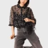 Floral sequin top Floral sequin top