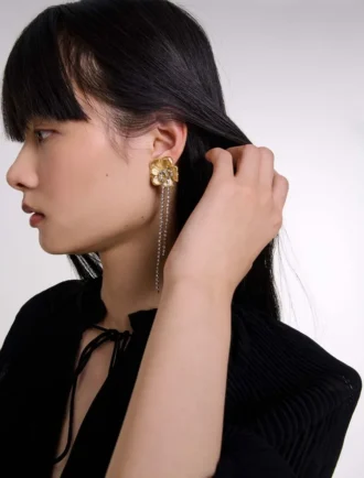 Flower earrings