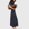 Flowy patterned maxi dress