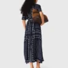 Flowy patterned maxi dress