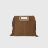 Fringed M bag in suede Fringed M bag in suede
