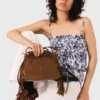 Fruit printed smocked top Fruit printed smocked top