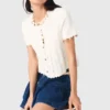 Gold jewellery cardigan Gold jewellery cardigan