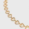 Gold-plated heart necklace Gold-plated heart necklace