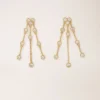 Gold-plated recycled brass earrings Gold-plated recycled brass earrings