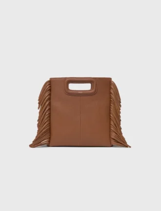 Grained leather M bag