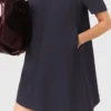 Heavy crepe trapeze dress Heavy crepe trapeze dress