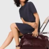 Heavy crepe trapeze dress Heavy crepe trapeze dress