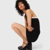 Heavy crepe tuxedo dress Heavy crepe tuxedo dress
