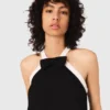 Heavy crepe tuxedo dress Heavy crepe tuxedo dress