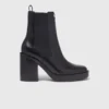Heeled leather chelsea boot Heeled leather chelsea boot