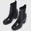 Heeled leather chelsea boot Heeled leather chelsea boot