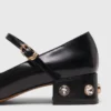 Heeled rhinestone Mary Janes Heeled rhinestone Mary Janes
