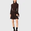 High-neck mini skater dress High-neck mini skater dress