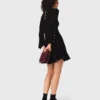 High-neck mini skater dress High-neck mini skater dress