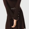 High-neck mini skater dress High-neck mini skater dress