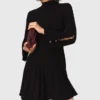 High-neck mini skater dress High-neck mini skater dress