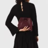 High-neck mini skater dress High-neck mini skater dress