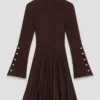 High-neck mini skater dress High-neck mini skater dress