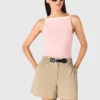 High straight-neck top High straight-neck top