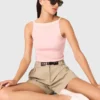 High straight-neck top High straight-neck top