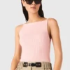 High straight-neck top High straight-neck top