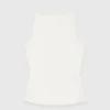 High straight-neck top High straight-neck top
