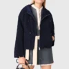 Hooded windbreaker with rhinestones Hooded windbreaker with rhinestones