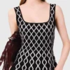 Jacquard knit midi dress Jacquard knit midi dress