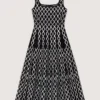 Jacquard knit midi dress Jacquard knit midi dress