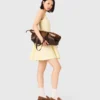 Jacquard knit short dress