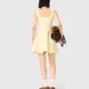 Jacquard knit short dress