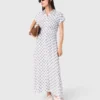 Jacquard print maxi dress Jacquard print maxi dress
