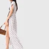 Jacquard print maxi dress Jacquard print maxi dress